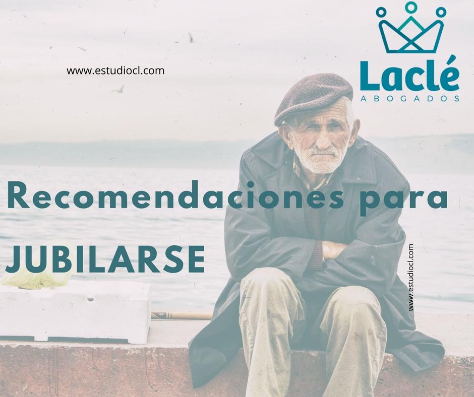Recomendaciones para Jubilarse