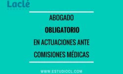 Patrocinio Letrado Obligatorio en actuaciones administrativas ante Comisiones Médicas